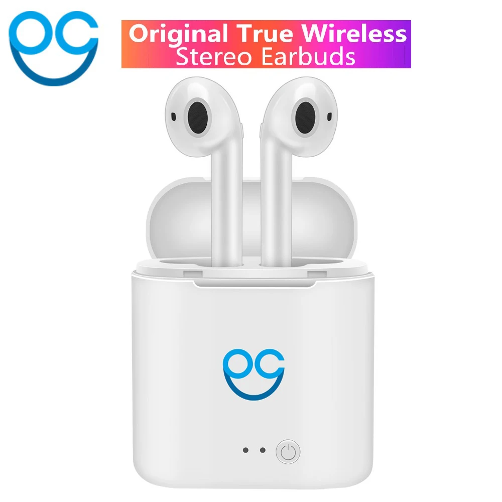 OGV I7s TWS Mini Double Ear Wireless Bluetooth Earphone Air Pods Headphones Headsets Earbuds For Air Pod Iphone Android