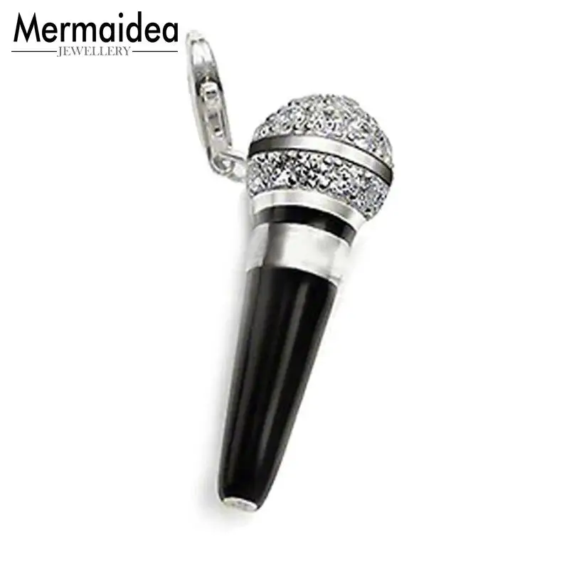 

Pendant Microphone 2019 925 Sterling Silver Fashion Jewelry Style Bijoux Necklace Accessories Gift For Woman Men