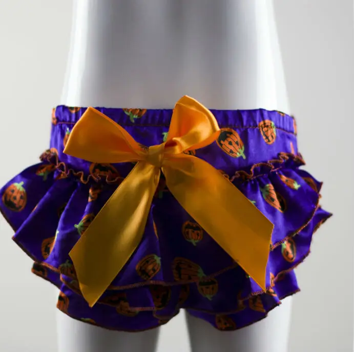 new hot sale halloween costume pumpkin design ruffle bum satin infant girl diaper cover baby bloomer - Diaper Costume Halloween new hot sale halloween costume pumpkin design ruffle bum satin infant girl diaper cover baby bloomer - Diaper Costume Halloween
