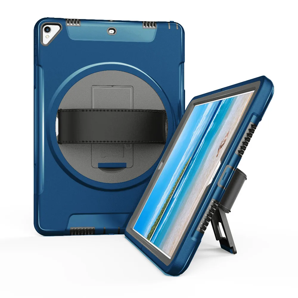 

Miesherk Case for iPad Pro10.5 with Leather Hand Strap Drop Protection Cover with 360 Degree Rotating Handle Stand for 10.5 inch