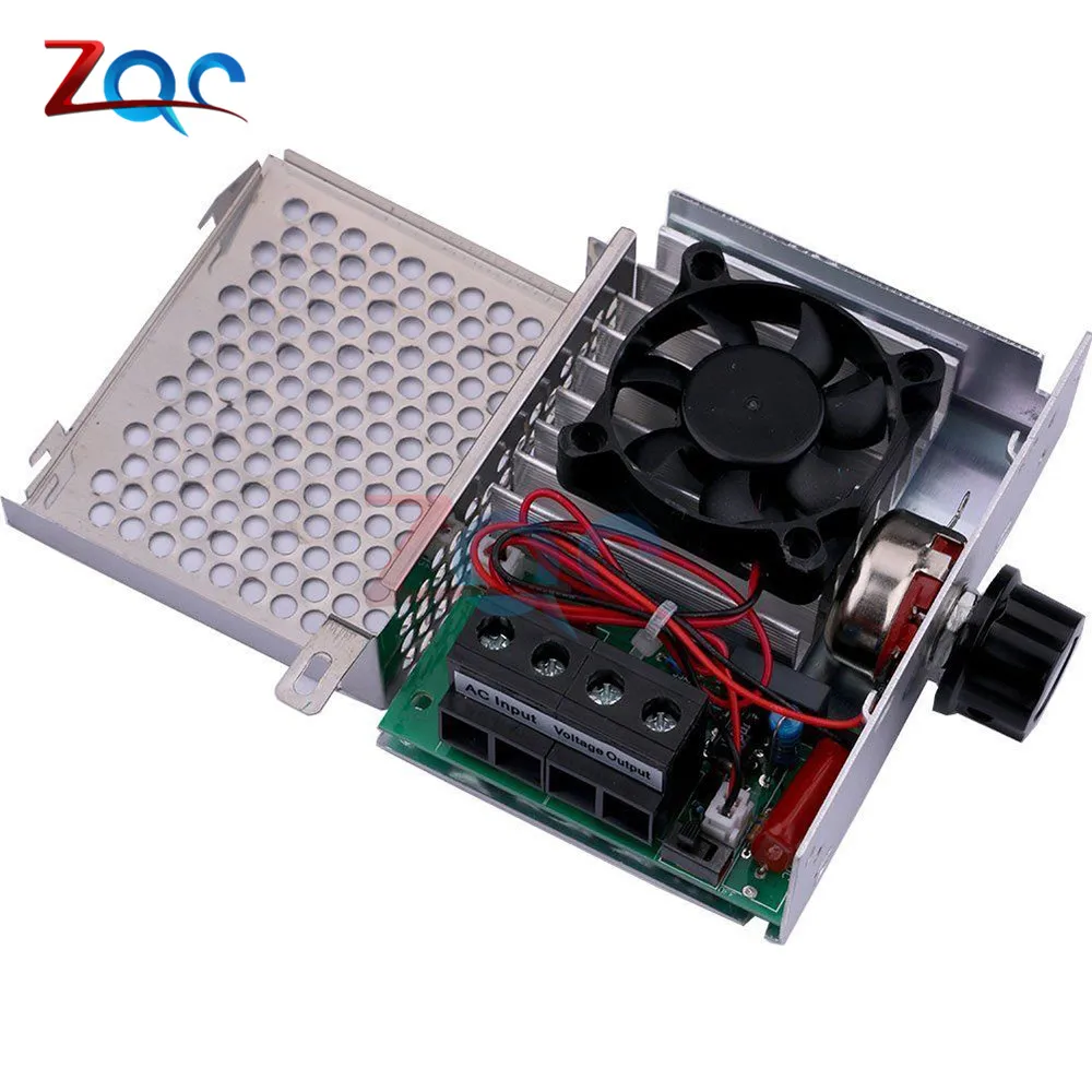 110v 220V 10000W SCR Voltage Regulator Motor Speed Controller Dimmer Thermostat