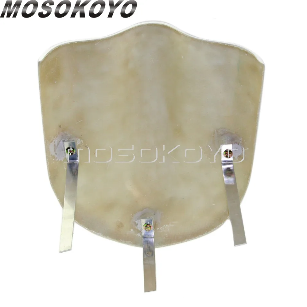 Доминатор Твин мотоцикл H4 фара с белым экраном лобовое стекло для Yamaha кафе гонщик