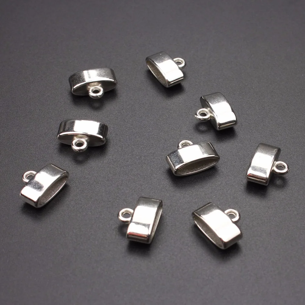 Buy 50pcs/lot NEW style Rhodium Plated End Caps Crimp