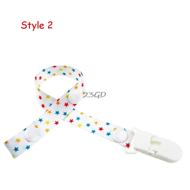 Соска для младенца прищепка держатель на цепочке для кормления Прорезыватель зубов, пустышка Preety подарок ремень JUN21_50 - Цвет: Style 2