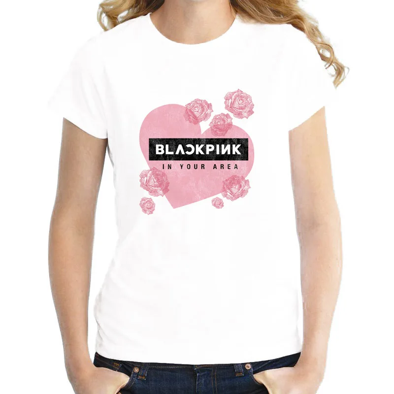 

Blackpink T-Shirt BLACKPINK V13 T-Shirt harakuju Women short sleeve TShirt kawaii styles hipster Top cute girl tshirt WTW126