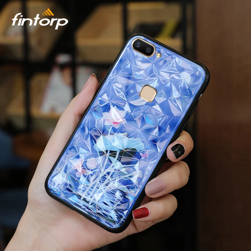 3D Diamond Case For Vivo V15 Pro V11 Cases Soft Silicone Painting Covers On for Vivo Y97 Y95 Y93 Y85 Y75 Y71 X9 X27 X23 X21i X20