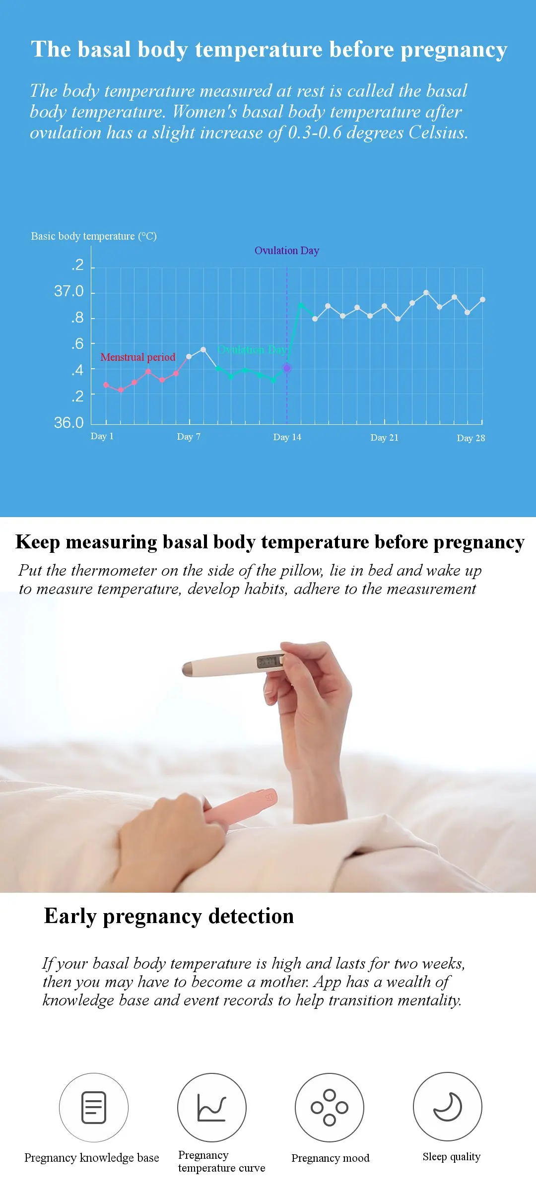 Xiaomi Women Scientific Pregnancy Basic Thermometer