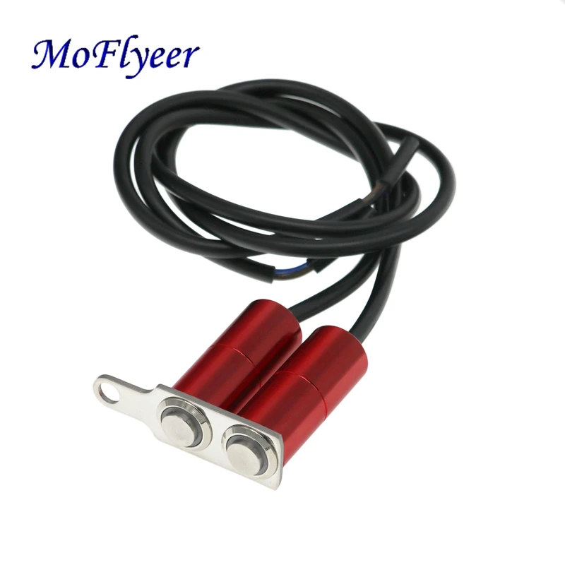 

MoFlyeer Motorcycle 12V LED Switch Aluminum Alloy Headlight Fog Light Horn Start Kill Handlebar Adjustable Mount Switches