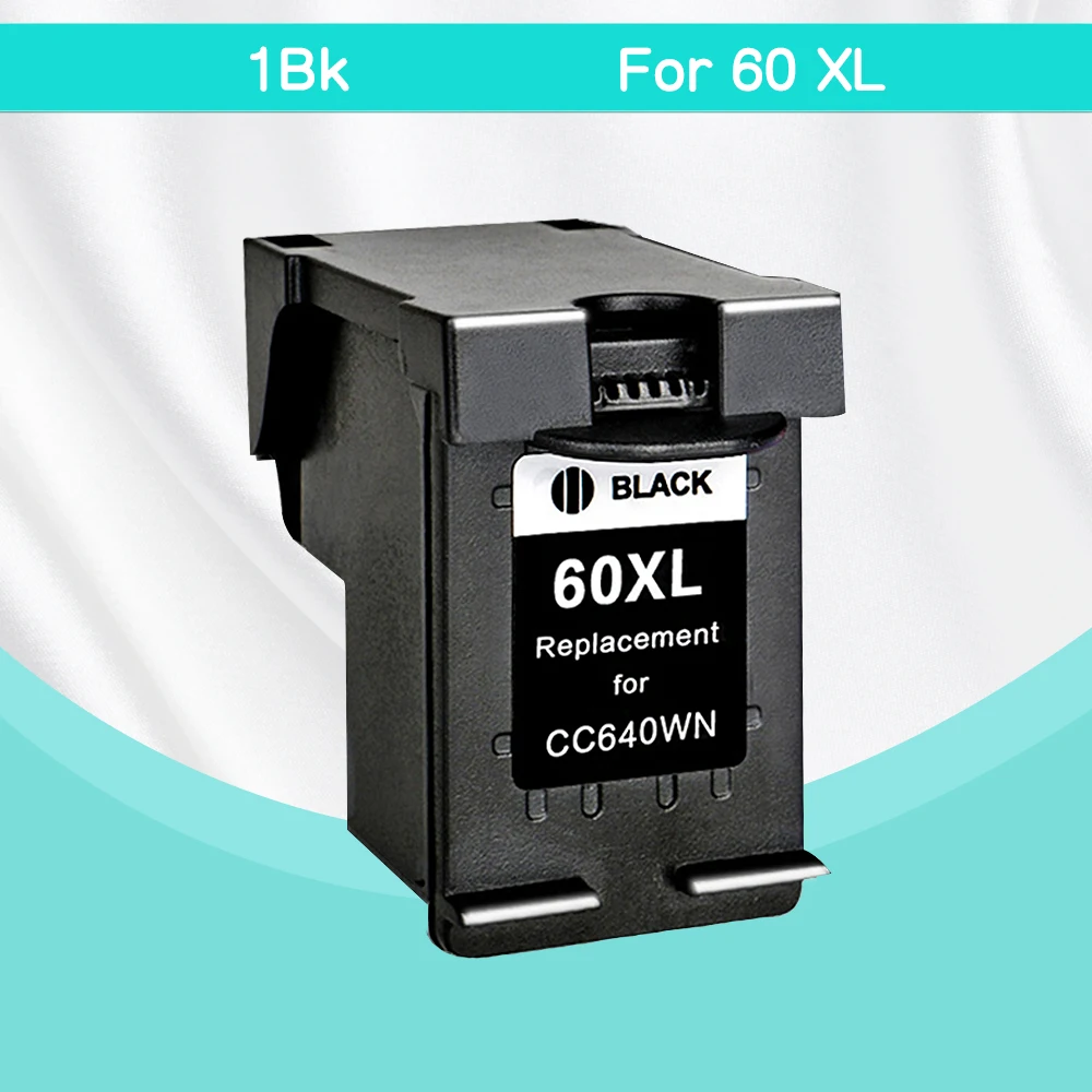 

CMYK SUPPLIES 1bk compatible For HP 60 Ink Cartridge For HP Deskjet F2480 F2420 F4480 F4580 F4583 D2660 D2530 F4280 C4683