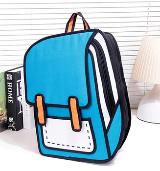

stacy bag 122615 hot sale 2D student school bag teenager fashion travel backpack