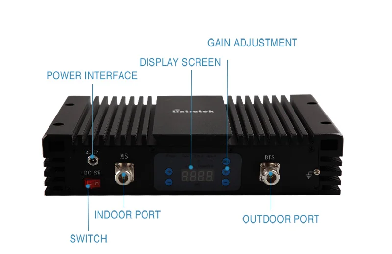 Great Power Amplifier Tri Band 900 1800 2100 mhz Celullar Repeater Cellphone Signal Booster 70dB kw23f-gdw 900 gsm repeater 3g17