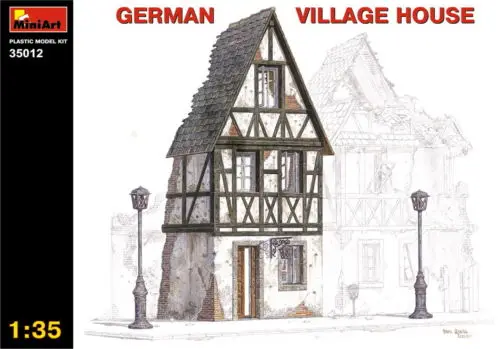 MiniArt Model Kit GERMAN VILLAGE HOUSE 35012