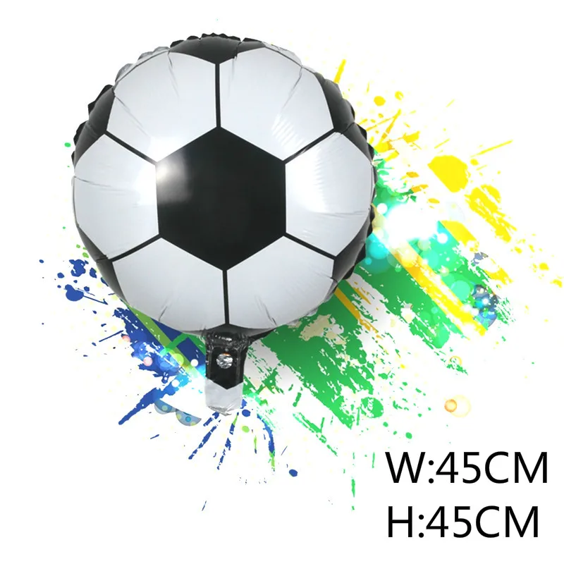 

1pcs 18inch Football Balloon Sports Party Party Aluminium Foil Ballon Home Decoration Accessories Birthday Balloons for Adult