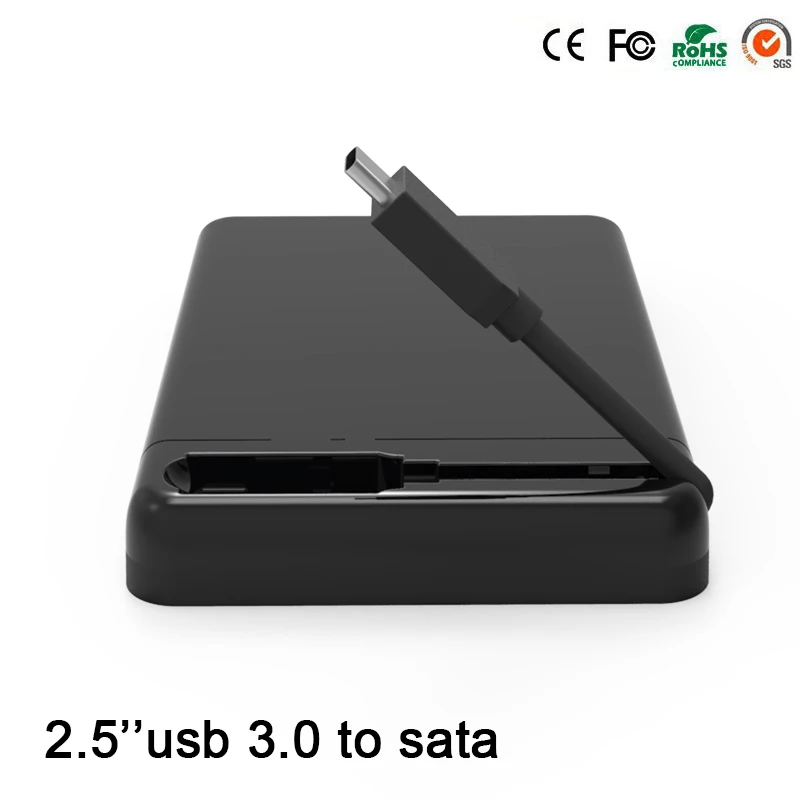 10pcs lot hot sell black portable tool free CLE USB 3 0 External Hard Driver Cases 3