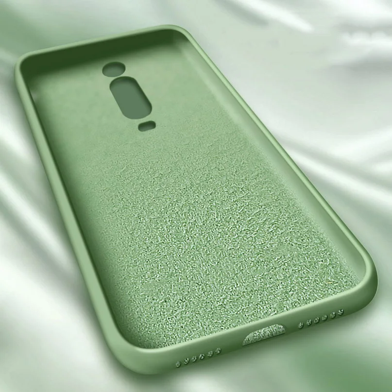 

Silicone Liquid Case On Redmi 7 Note 7 K20 Slim Skin Protective Back Cover Case For Xiaomi Mi 9T Pro 8 Lite 9 SE Mix 2 s 3 Funda