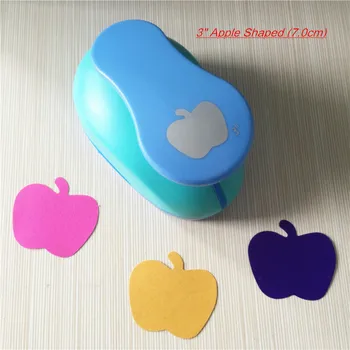 

Free Shipping 3" Christmas Apple EVA foam puncher paper cutter for greeting card handmade DIY craft punch gift furador scrapbook
