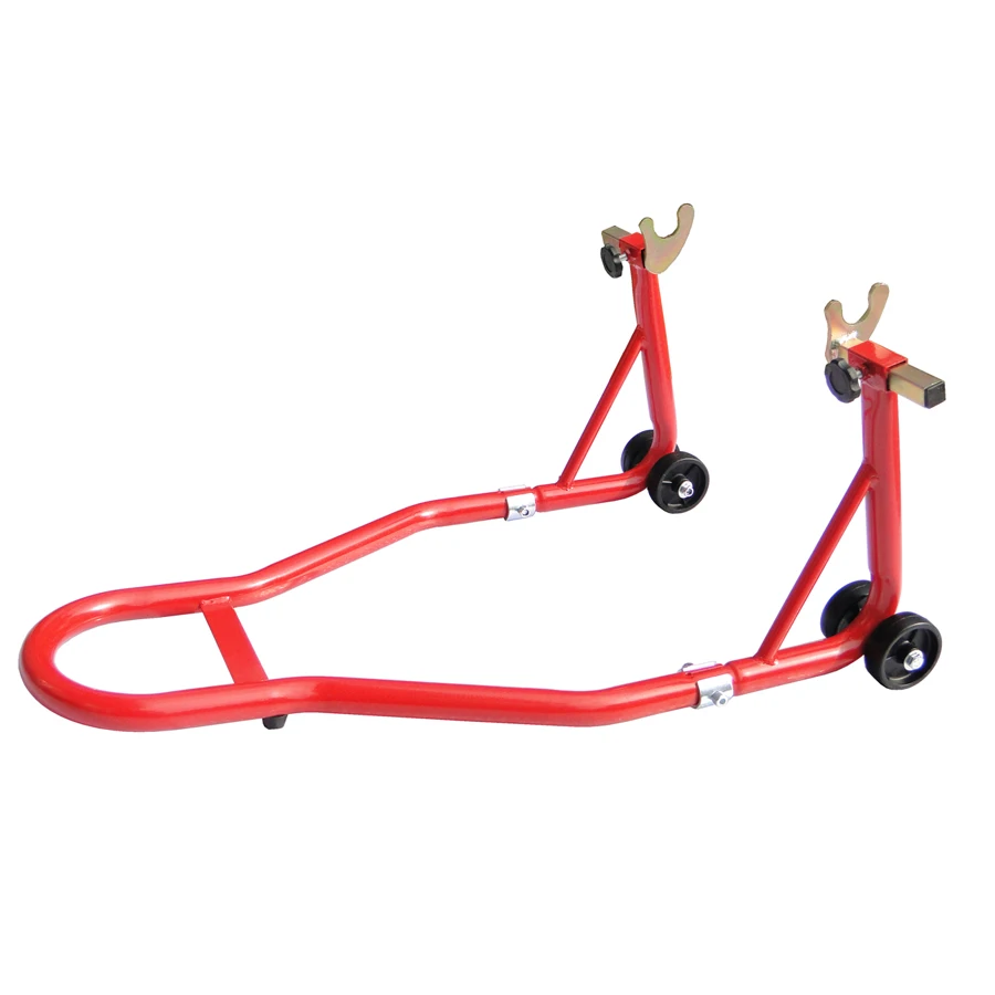 Red Motorcycle Rear Stand Spool & Swingarm Liftin Car Jacks from