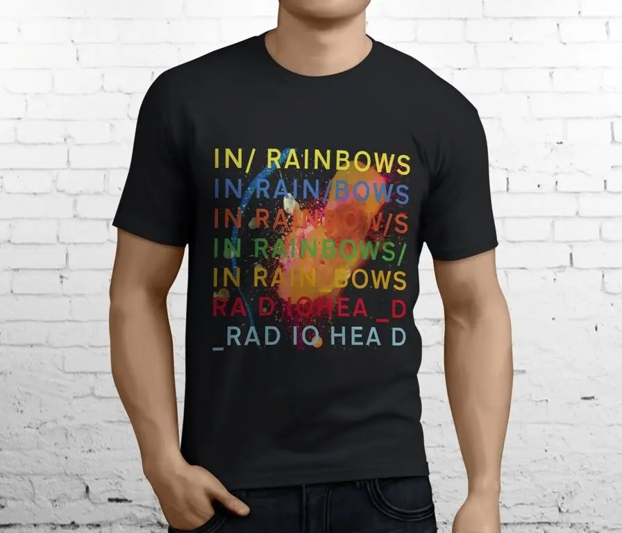 

New RADIOHEAD - In Rainbows Rock Band Legend Men's Black T-Shirt Size S-3XL