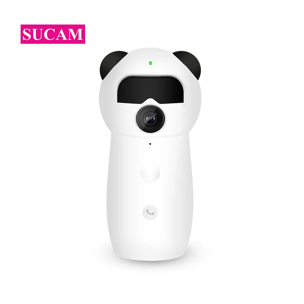 

SUCAM High Resolution 2MP 1920*1080P Mini Wifi Camera 120 Degrees Wide Angle Smart Cartoon Wi-fi Indoor Camera Two Way Audio