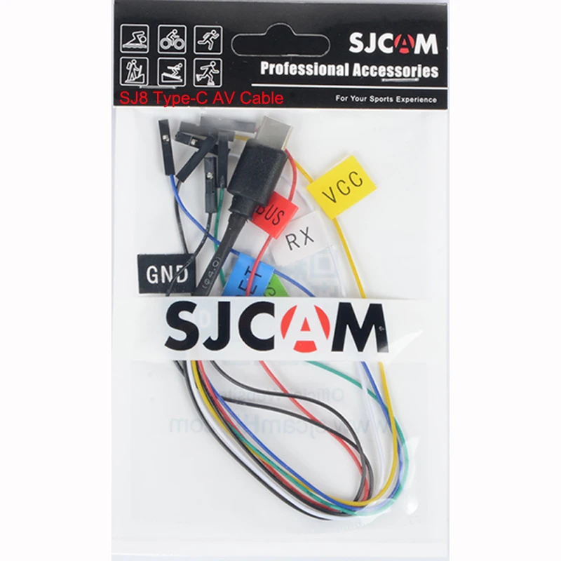 

SJCAM SJ8 FPV AV Cable with Type-C Connector for SJ8 Series Action Camera and Aerial Photography