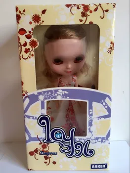 

Free Shipping lovely ICY-12 DIY Blyth ICY doll birthday gift for girls 4 colour big eyes dolls with beautiful Hair cute toy