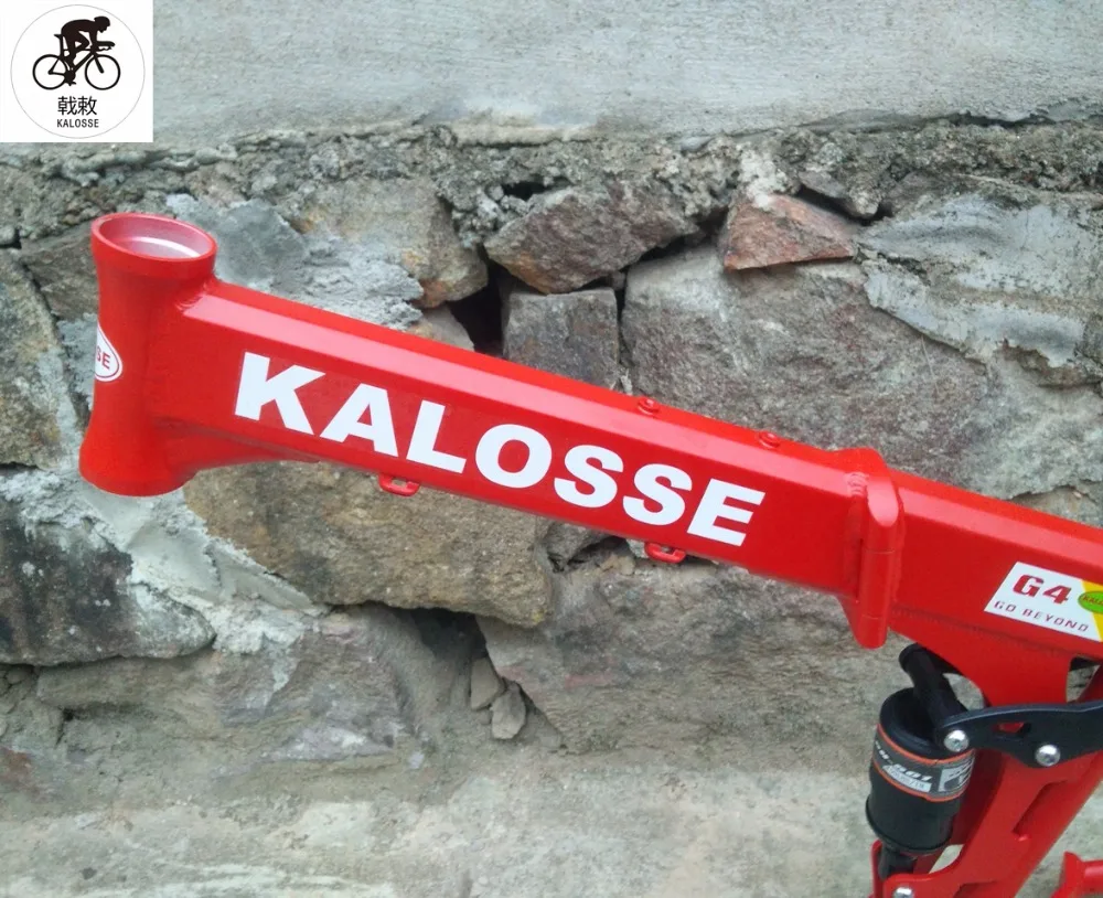 Flash Deal Kaloss  Folding Fat bike frame  snow bike frame BB120mm   26*4.0 inch 26*17 inch , Beach bike  frame 44mm headset 4
