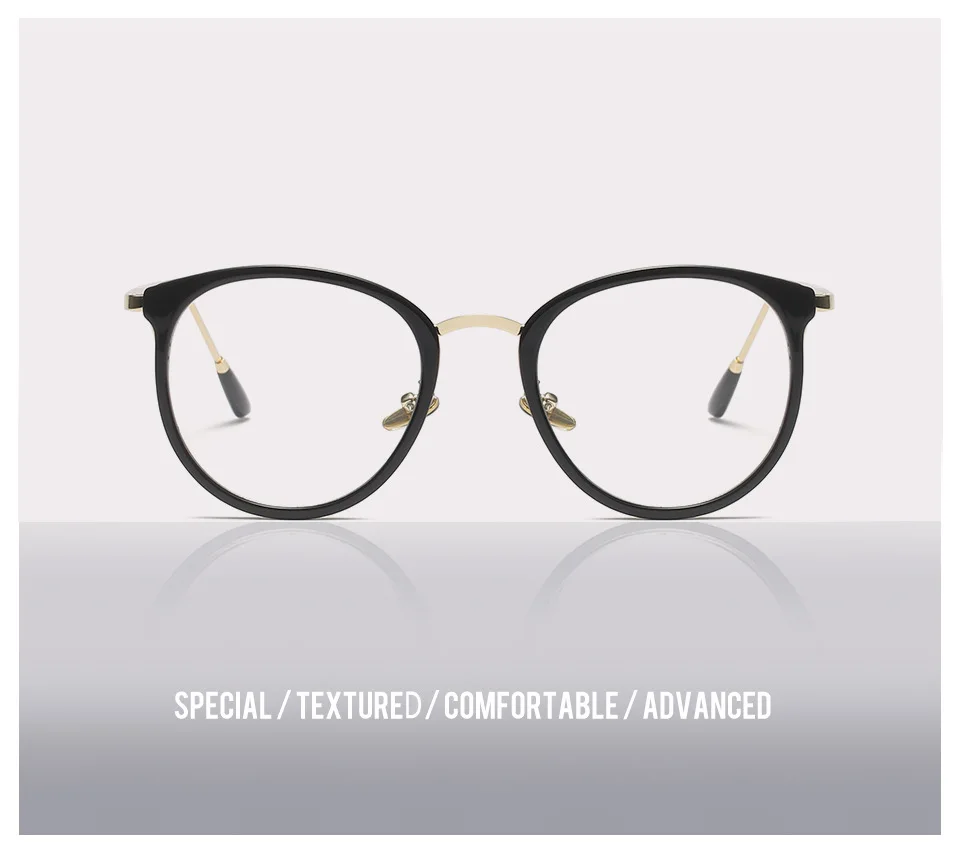 45565, круглые роскошные очки, оправа для женщин, металлические, кошачий глаз, винтажные, CCSPACE, брендовые, дизайнерские, оптические, модные очки, компьютерные очки