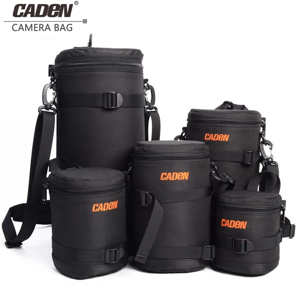 

CADeN Camera Lens Case Bag lens protector Sling Shoulder Belt Holder Cover Cases Pouch Pack with Strap for Nikon Canon Tamron