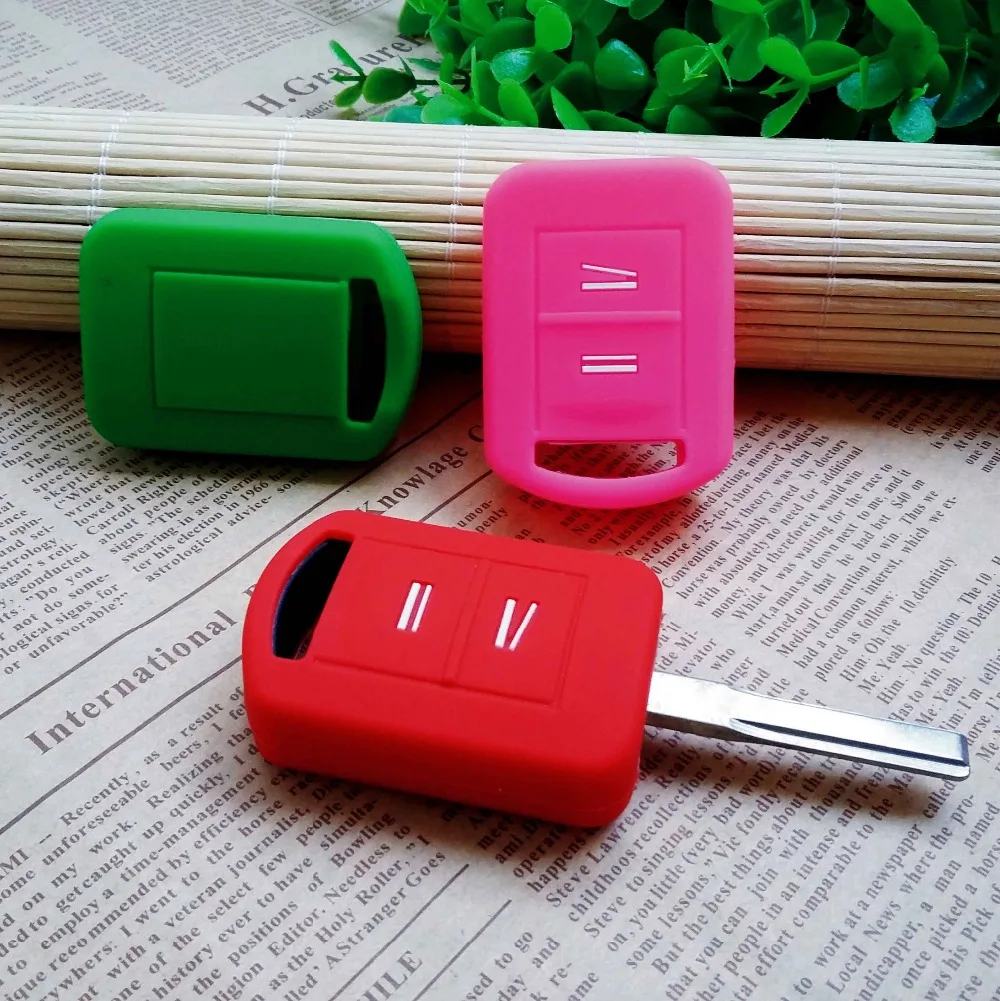 car key silicone set cover for Opel Vauxhall Corsa Meriva Combo Romet 2