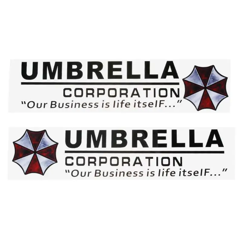 

1Pcs Umbrella Corporation Car Front/Rear Windshield Decal Auto Window Sticker Vinyl Car Decals Stickers Car Styling Accessories
