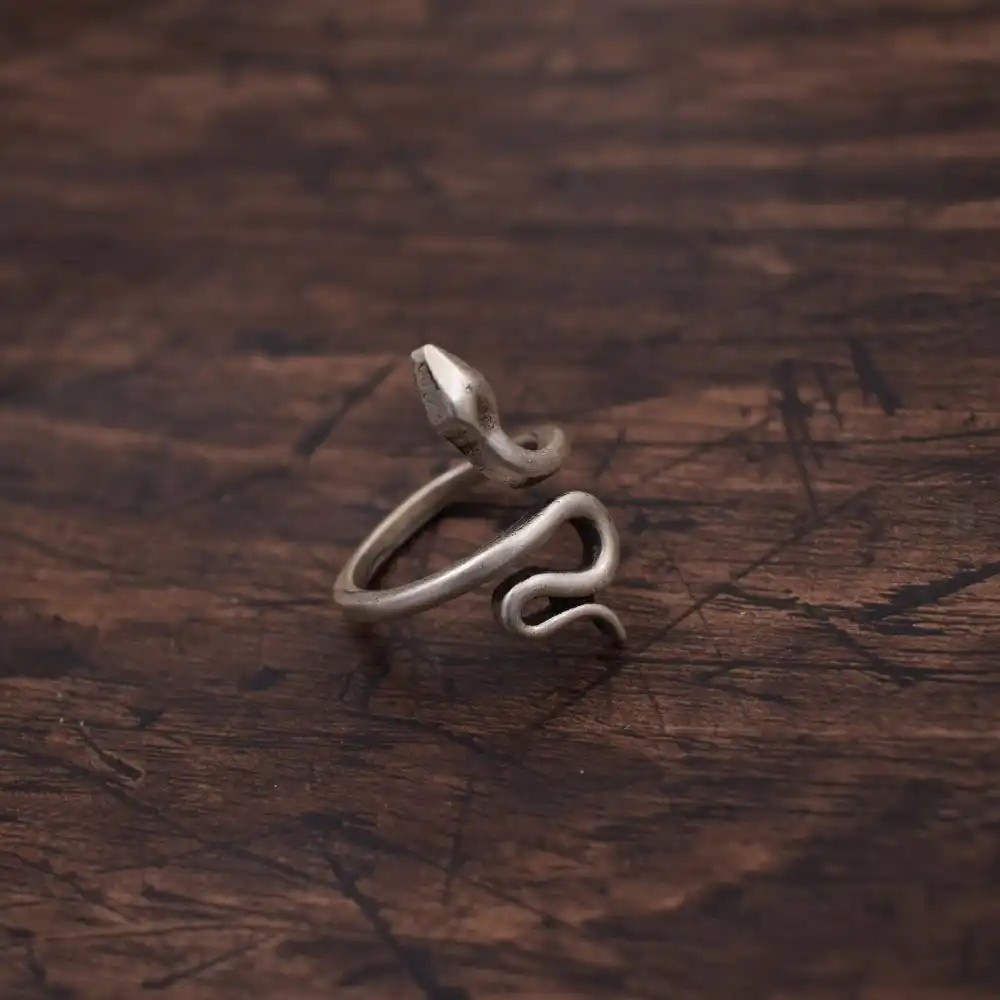 viking snake ring