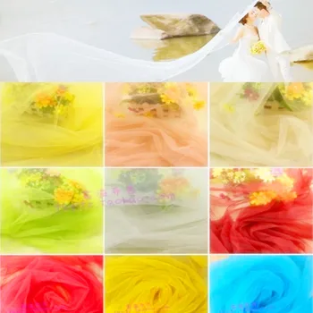 

Super Soft Tulle Fabric Pearl Mesh Netting Lace Fabrics 100% Nylon Extra Soft Smooth 30GSM / 1.2mm Size Net