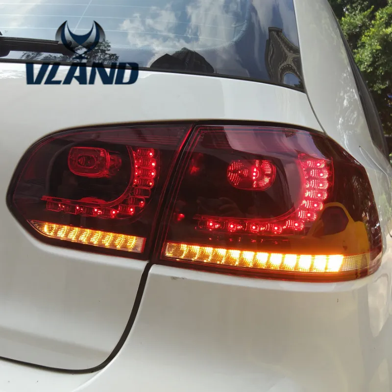 

Vland Factory for MK6 Tail Lamp For Golf 6 taillight 2010 2011 2013 2015 2016 for R20 LED Tail Light with LED moving turn signal