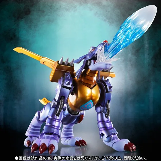 PrettyAngel-Подлинная фигурка Bandai Tamashii Nations S. H. Figuarts Metal Garurumon Подлинная дизайнерская фигурка Digimon