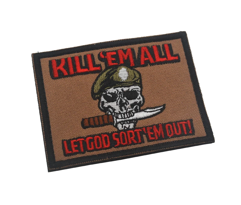 MILITARY-SKULL-KNIFE-BERET-SPEC-OPS-MORALE-TACTICAL-PATCH-BADGE-KILL-THEM-EM-ALL-LET-GOT (6)