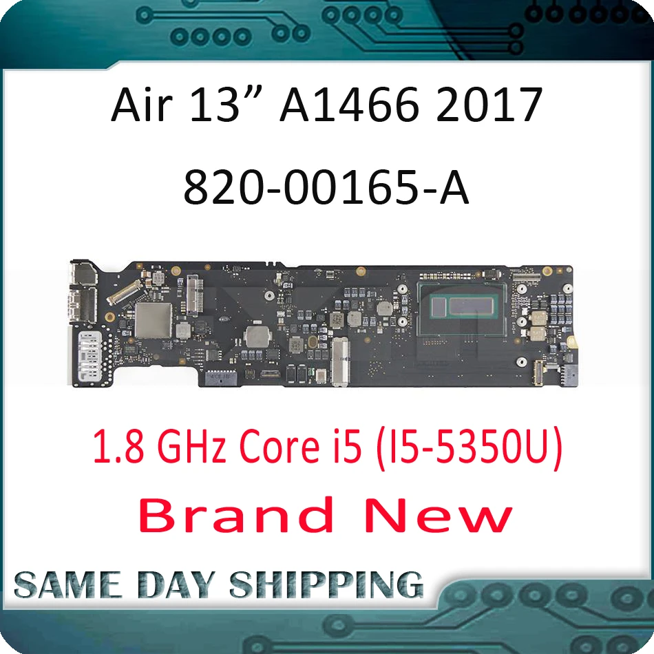 Logic Board 1 8 Ghz Hsw Turbo 8gb New Pulled! 820-00165-a For Apple Macbook Air 13" A1466 Motherboard  Mainboard Logic Board 8gb 1.8 Ghz Core I5 Or 2.2 Ghz Core I7 - Laptop  Repair Components - AliExpress