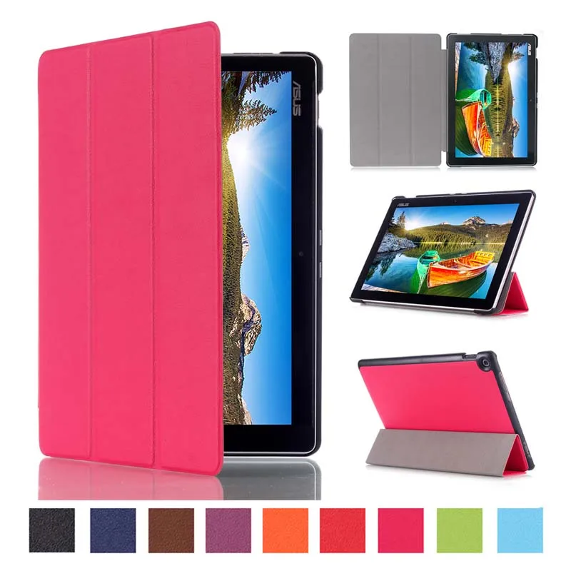Ультратонкий кожаный чехол книжка для ASUS Zenpad 10 Z300C Z300CL Z300CG 1 дюйма|magnet adhesive|magnet