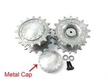 Mato 1 16 KV 1 metal sprockets driving wheels with metal caps for Henglong 3878 3878