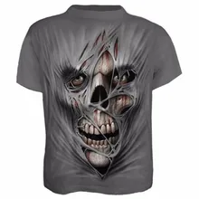 Новая летняя Хлопковая мужская футболка с графическим принтом Байкерский топ с вырезом лодочкой