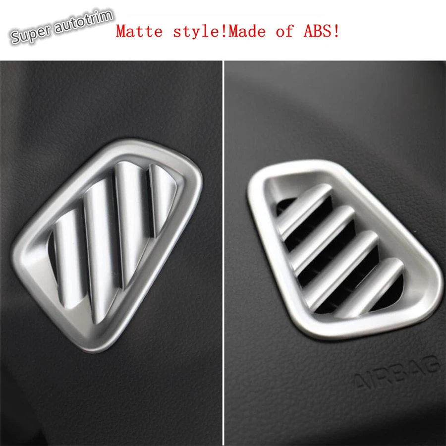 

Lapetus Dashboard Air Conditioning AC Outlet Vent Cover Trim Matte Carbon Fiber ABS For Hyundai Tucson 2019 Accessories Interior