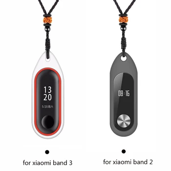 

Silicone case For Xiaomi mi Band 3/2 Mi Band 3 nfc Strap replacement Pendant Decoration Mi Band 2 Accessories Protective Cover