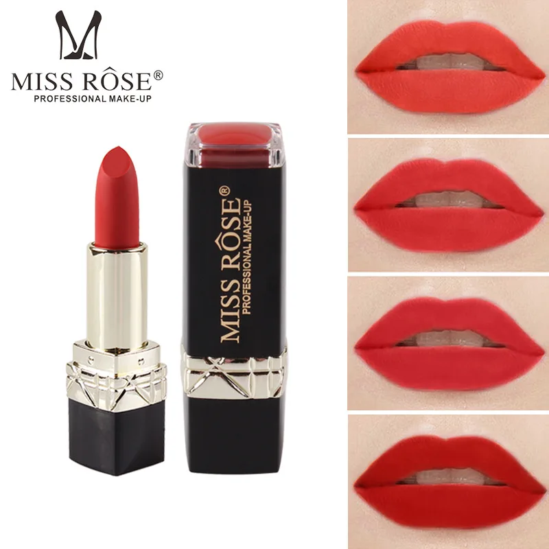 matt red lipstick