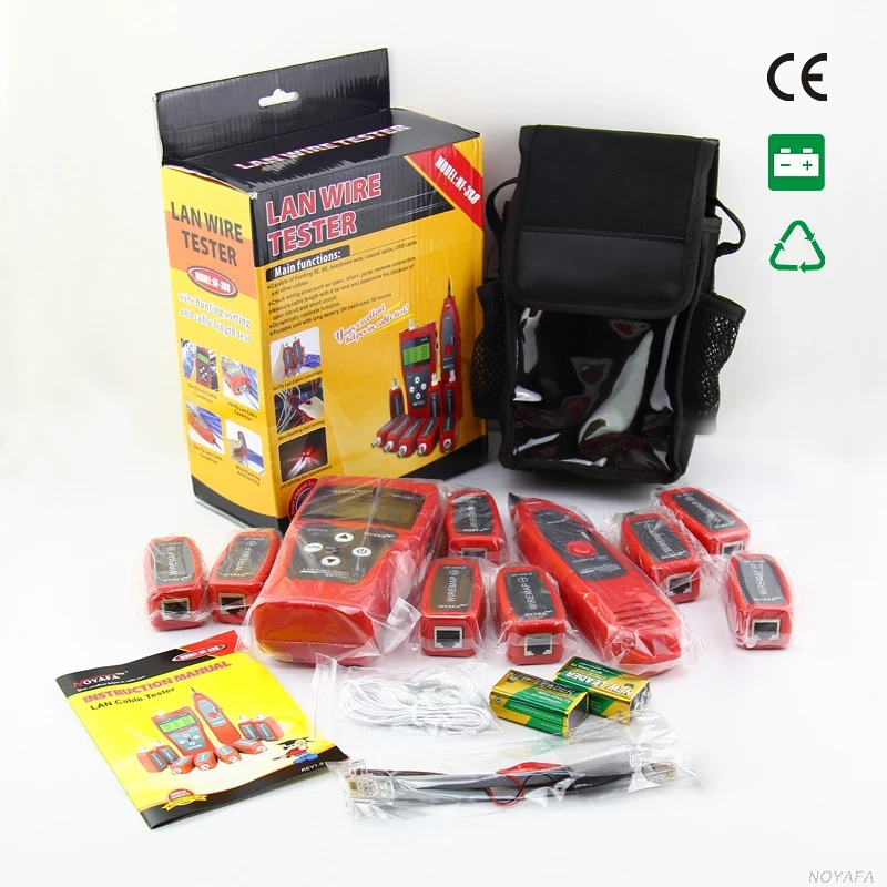 NOYAFA NF-388 сетевой кабель тестер LAN RJ45 RJ11 USB кабель коаксиальный тестер/Чехол