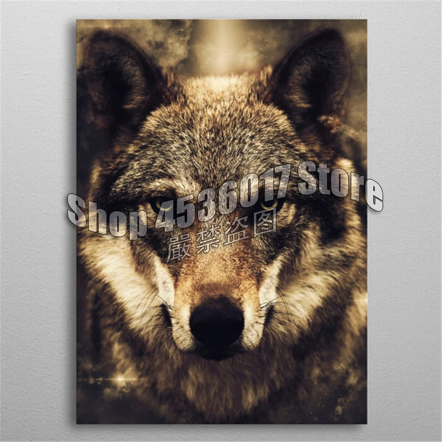 

5D DIY Diamond Painting Full Diamond Embroidery Wolf Diamond Mosaic Cross Stitch Home Decor Arts & Crafts Supplies Wall Stickers