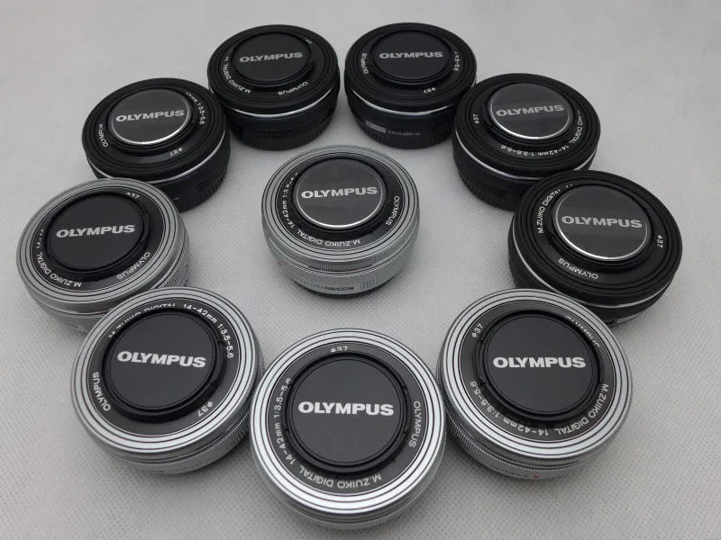 Серебряный OLYMPUS M ZUIKO 14 42 мм f3.5 5 6 Объективы EZ для Olympus EM10 EM5 EP5 EP3 EPL5 EPM2 Panasonic GF2 GF3 GF5 GX1