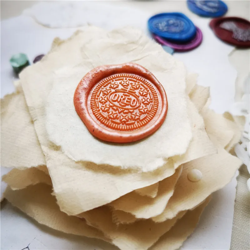 Уплотнительный воск штамп Группа 1 часы КИТ логотип дизайн воск печать альбом для марок украшения diy бумажный штамп печать - Цвет: 18