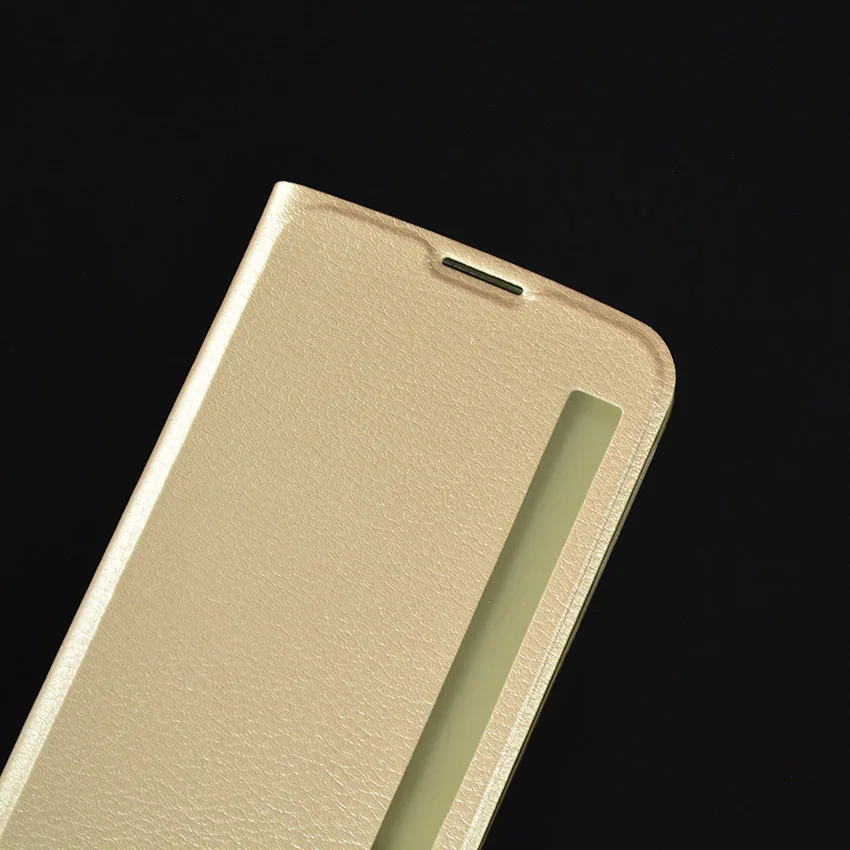 الذكية الرؤية 360 فليب غطاء درع جلدية حقيبة لجهاز LG K10 LTE K10 2016 K 10 K10LTE LGK10 K430 K430DS F670 يدر جراب هاتف الأسود