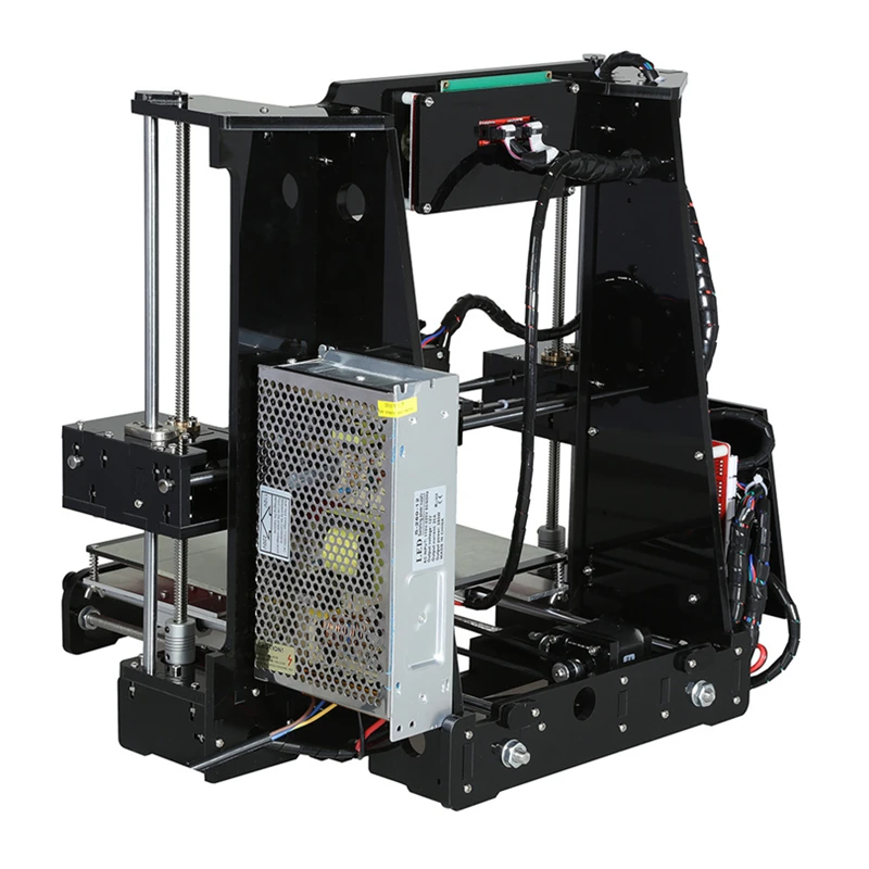  Einfache Montage DIY Anet A6 3D Drucker Hohe Präzision Acryl Rahmen Hohe Qualität Aluminium PCB Bru