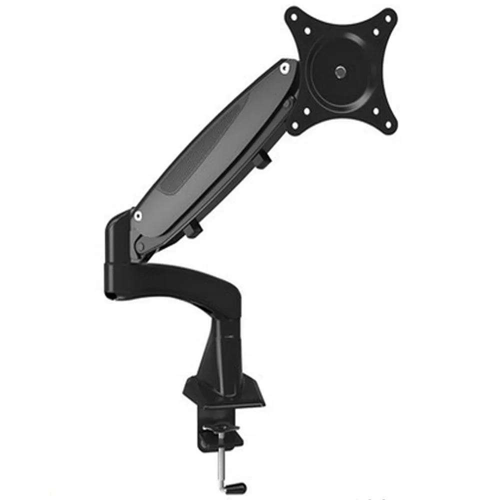 

HONGHUA 15"-27" Gas Spring 360 Degree Desktop Clamping Monitor Holder LCD LED Black TV Mount Bracket Arm