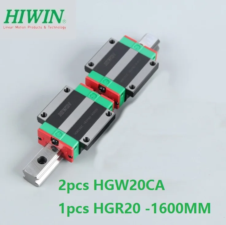 2 ensembles HGR30-700mm hiwin Linear Rail /& 4 pcs HGW30CC Bride Block Bearing